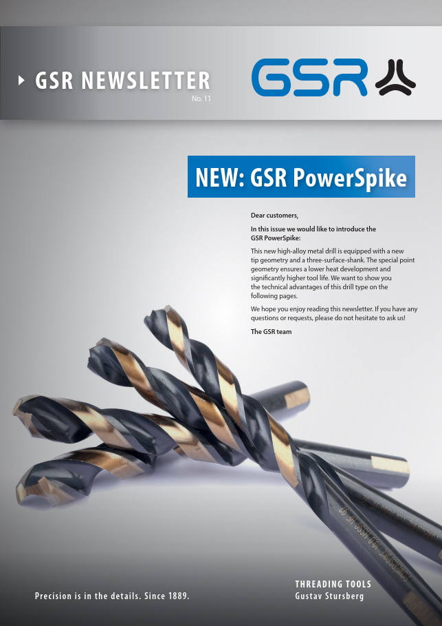 GSR newsletter: PowerSpike drills